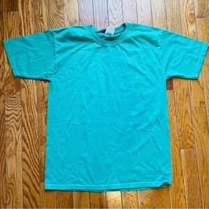 Boys Jerzees Simple Plain Green Shirt Size XL